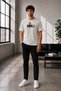 Unisex Oversize Embroidered Bleach Ichigo Kurosaki Hollow Mask Design 100% Cotton T-Shirt - 2