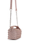 Trok Detailed Chain Strap Women's Crossbody Bag Romeo Silvery Powder - 6