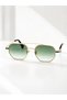 Zena Metal Pentagonal Women's Men's Unisex Women's New Season Sunglasses with Uv400 Protection Frame - 2