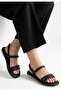 Winta Black Skin Sandals - 3
