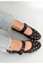 Ritta Brown Leather Belted Ballerina Shoes