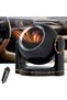 Portable car heating, defrosting and dewatting fan for car windows, 2-in-1, 360° rotating fast heating and cooling fan for cars, trucks