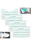 4-Piece Bathroom Cleaning Cloth Set Microfiber Suitable Leifheit Scrubber Tile Squeegee Replacement Accessories Mop Cover