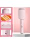Automatic curling iron, Women's curling iron, Pink, Three-barrel beach wave curler, Four temperature settings, Anti-scalding, Fast heating - 6