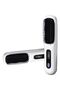 2-in-1 negative ion hair straightener, cordless straightening comb, mini portable hair straightener, heated straightening comb, white.