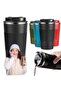 Large Stainless Steel Insulated Mug, Non-slip, 510ml - Black
