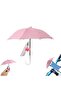 Mobile Phone Umbrella Multi-functional Adjustable Cute Umbrella Sunshade Anti-Glare with Pig Suction Cup Pink