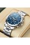 Mens Watches Chronograph Analog Quartz Movement Stylish Sports Designer Wrist Watch 30M Waterproof Elegant Gift for Men - 8