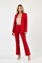 Red Jacket Trousers Suit