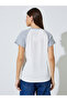 White Regular Fit Raglan Sleeve T-Shirt - 5