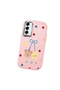 Samsung Galaxy A14 Compatible Case Camera Protector Pink Silicone Couple Phone Case with Bear Pattern - 3