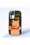 Mi 12t Compatible Case Camera Protector Black Silicone Couple Phone Case Bear Patterned