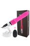 Vibrator telescopic cu telecomandă roz - 2