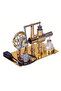 Miniature Gold Stirling Engine Decorative Educational Premium - 2