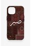 iPhone 15 Compatible Patience Ethnic Carpet Pattern Silicone Case - 2
