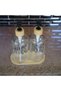 2 Pieces Transparent Glass 500 ml Liquid Soap Dispenser Set with Bamboo Stand - 3
