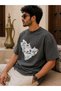 Unisex Oversize Saudi Arabia Map Printed Premium Cotton T-Shirt – Streetwear Daily Casual T-Shirt - 3