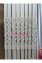 Bohemian Style Fringed Beige Panel Backdrop Curtain 1X3 Dense Pleated [Single Panel] Non-Ironable - 7