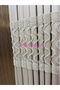 Bohemian Style Fringed Beige Panel Backdrop Curtain 1X3 Dense Pleated [Single Panel] Non-Ironable - 3