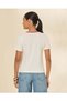 Women Ivory Printed T-Shirt - 3