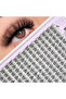 Yuwei-dwt 168pcs Fishtail Wispy Eyelash Extension Kit, Natural Fox Eye Eyelash Clusters, D Curl，Twee - 5