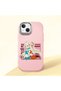 Pink Silicone Case with Shock-Absorbing Camera Protections Compatible with iPhone 13/14