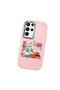 Pink Silicone Case with Shock-Absorbing Camera Protection Compatible with Samsung Galaxy S22 Ultra - 3