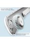 Bladeless Neck Fan: Cool White, 350g Lightweight, 360° Airflow - Low Noise, 1200 mAh Rechargeable Battery, Skin-Friendly Silicone Personal Fan for Outdoor Travel, Sports, Indoor Cooking, Home Use - 3