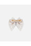 Artificial Pearl Bow Hair Clip