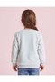 Girls Blue Bear Sequin Polar Fleece Sweatshirt - 4
