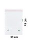 30X40+5 cm Transparent Green Recyclable Adhesive Nylon Bag 30X45 Green Recyclable Bag 200 Pieces - 2