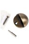Brown Stainless Steel Half Moon Oval Floor Door Stop - 3