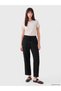 Özmarka New Season Black Women's Muslin Pants with Elastic Waist