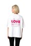 Women's Oversize T-Shirt Grandma Love Message Printed Short Sleeve Round Neck Relaxed Fit Casual Stylish