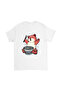 Panda Character Eating Noodles Printed Children's T-Shirt - 2