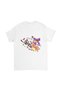 Children's Witch Cat Broom Printed T-Shirt 100% Cotton Short Sleeve Round Neck Relaxed Fit Casual - 2