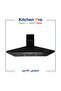 شفاط مطبخ Kitchen Pro موديل AAS-9001D هرمي أسود 90 سم - قوة شفط 1000 م³/ساعة