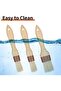 Beechwood oil brush set (2 pieces), suitable for grilling and baking, yellow. - 5