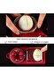 Egg slicer 2-piece set, multi-functional, suitable for strawberries, red and white. - 5