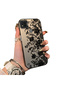 Redmi 9C/10A Compatible Elegant Black Lace Flower Pattern Case, High Quality Matte Phone Case - 2