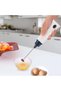 Portable Electric Milk Frother USB Rechargeable 3 Speed Handheld Foam Maker with Stainless Steel Whisk for Coffee and Protein Shakes - 4