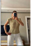 Gold Padded Glitter Blouse - 5