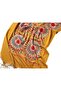 شال نسائي مطرز كبير الحجم مع شراشيب - 2