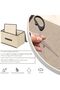 3pcs Blue Linen Foldable Storage Bins with Lids Kit, Large Collapsible Fabric Stroage Box, St - 4