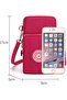 Small Crossbody Cell Phone Purse,Universal Mini Messenger Shoulder Handbag Wallet with Adjus - 5