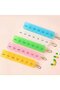 5 plastic storage boxes with dividers.