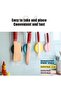 Knife Rack Wall Mounted Knife Block, Separate Magnetic Knife Holder, No Drilling Required Kitchen Su - 6