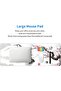 Large Gaming Mouse Pad with Stitched Edges, Minimalist Topographic Map Desk Mat, Extended XL Mousepa - 5