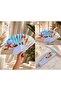 Beach and Sea Themed Chair Decorated with Images Foldable Hand Fan - 2