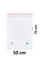 1000 Pieces 50X70+5 cm Transparent Green Recyclable Adhesive Large Nylon Bag 50X75 cm Green Recycle Bag - 2